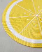 Summer Lemon PP 2 pcs Table Mat 38 cm Yellow (view 2)