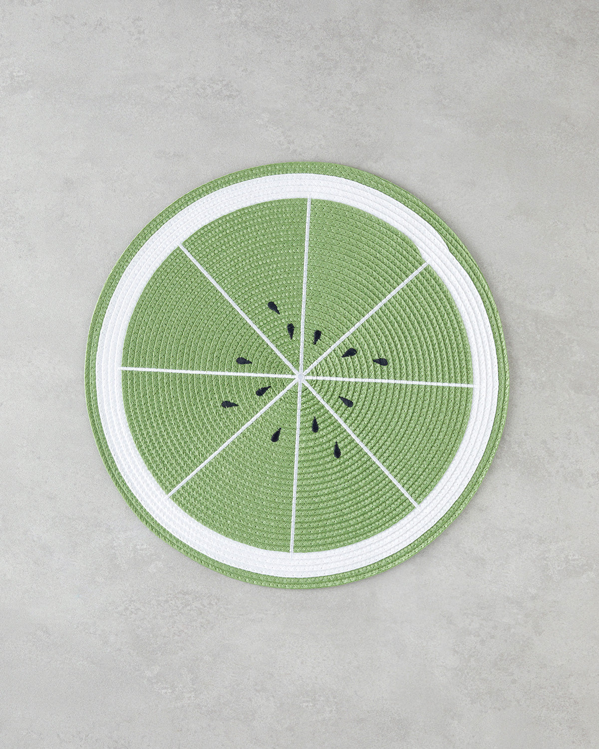 Summer Kiwi PP 2 pcs Table Mat 38 cm Green
