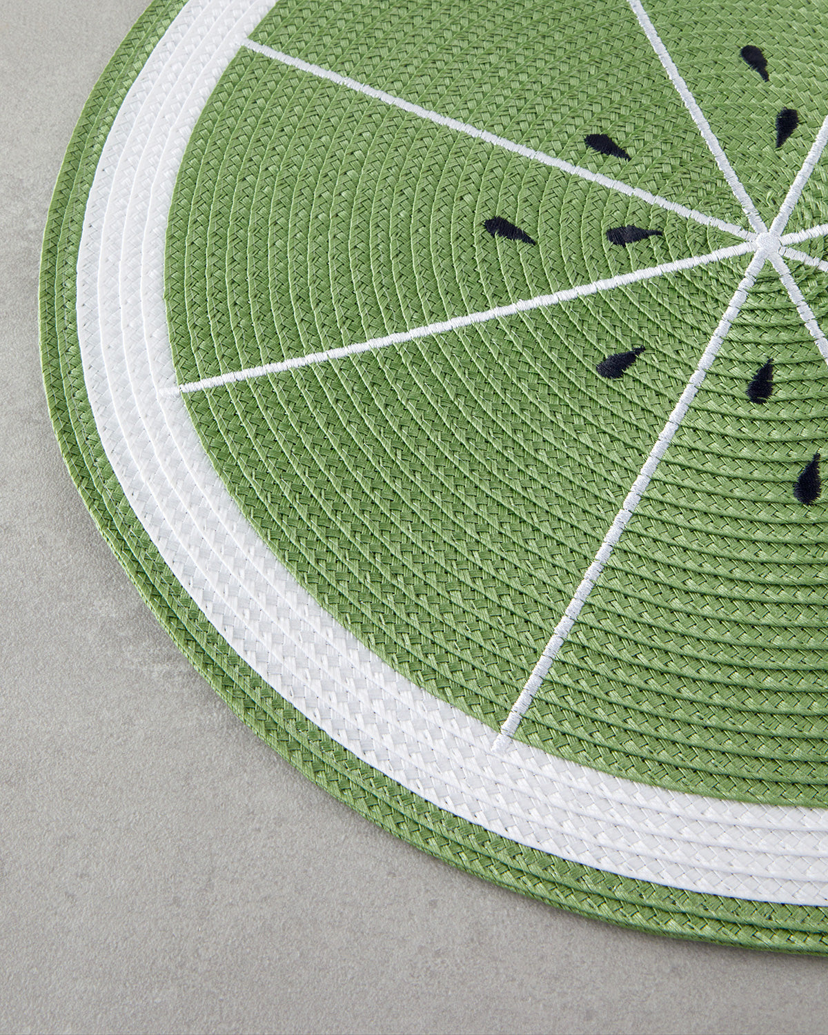 Summer Kiwi PP 2 pcs Table Mat 38 cm Green (view 2)