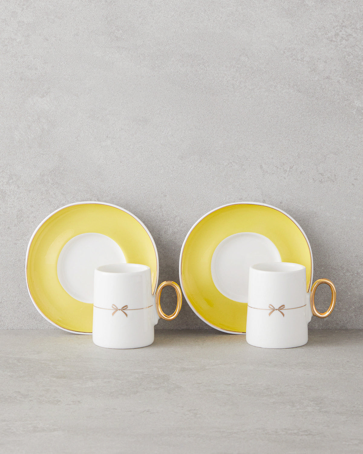 Selene Porcelain 4 Pieces 2 Servings Coffee Cup Set 80 ml (view 5)