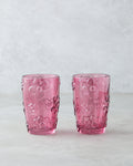 Fleur Glass 2 pcs Glass 400 ml Pink
