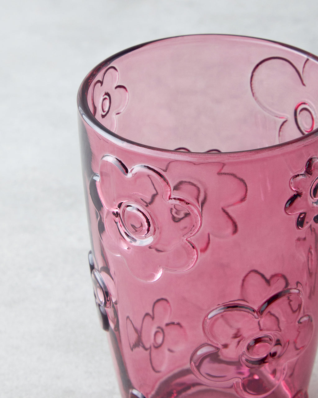 Fleur Glass 2 pcs Glass 400 ml Pink (view 3)