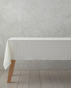 Strides Cotton Table Cloth 140x200 cm Cream (view 2)