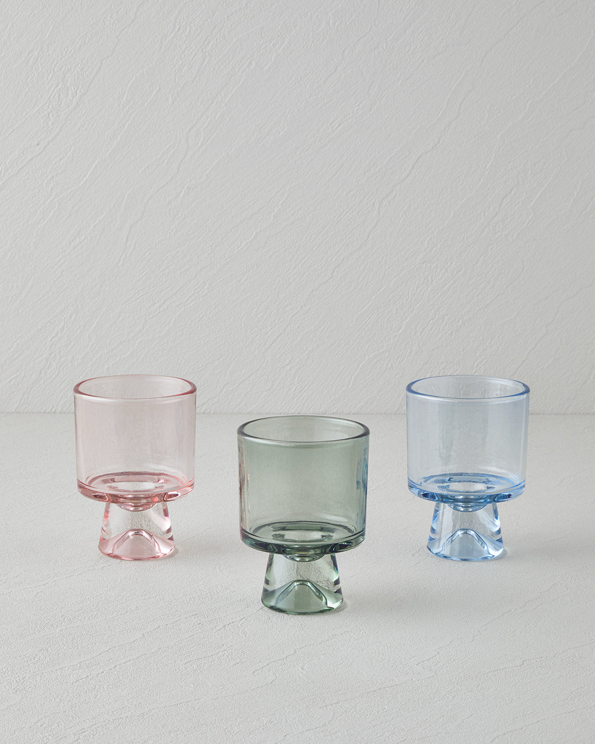 Palette Glass 3 pcs Glass 230 ml Colored