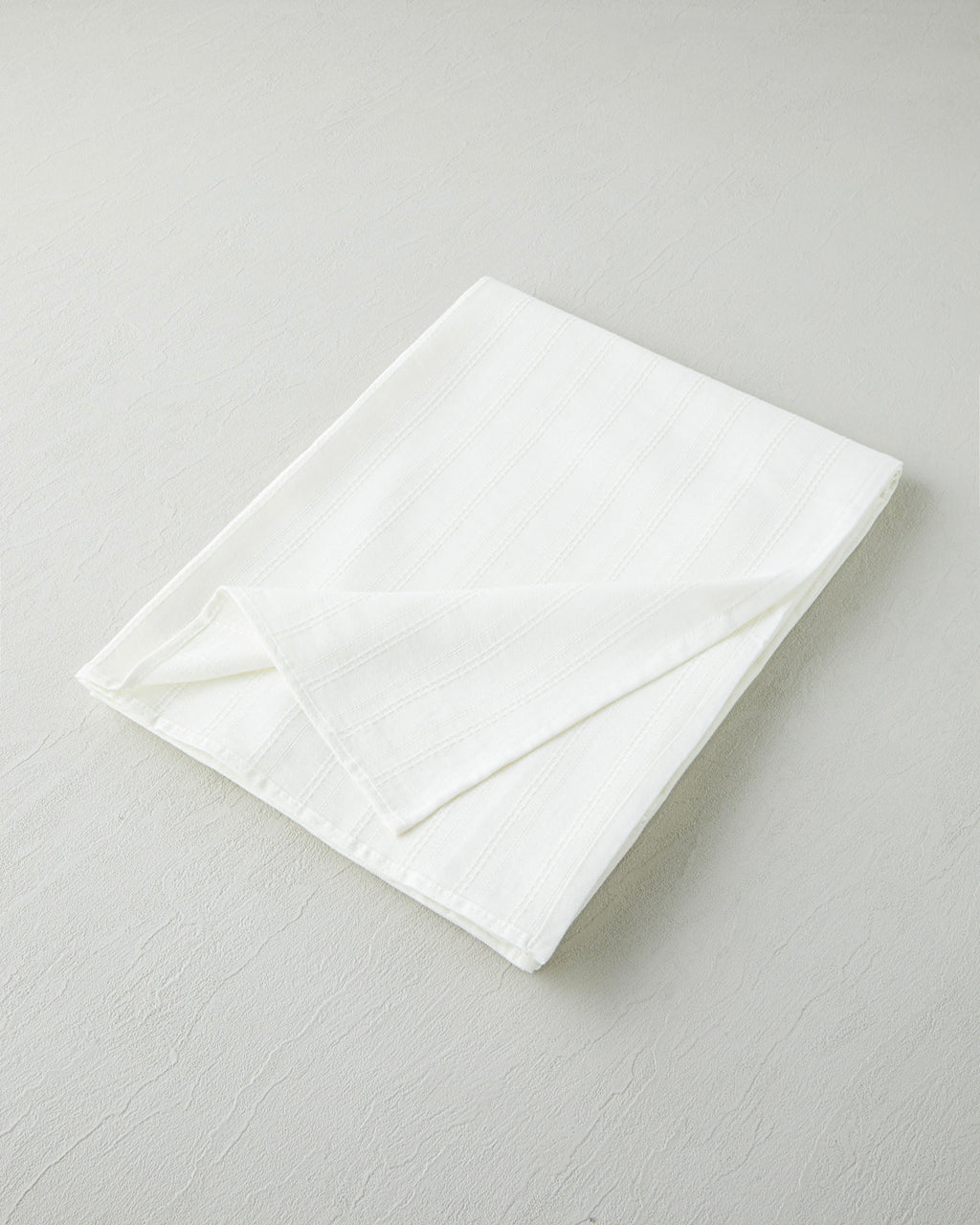 Cotton Table Cloth 140x200 cm Cream