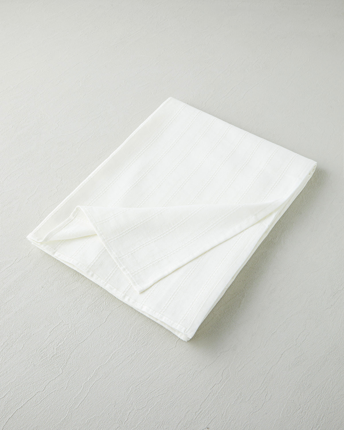 Cotton Table Cloth 140x200 cm Cream