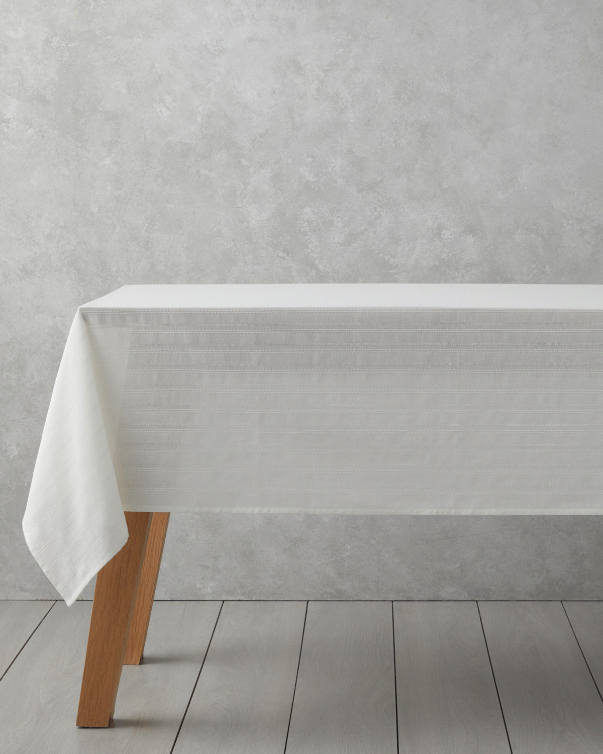 Cotton Table Cloth 140x200 cm Cream (view 2)