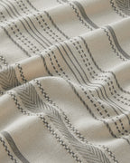 Cotton Table Cloth 140x200 cm Cream - Green (view 3)