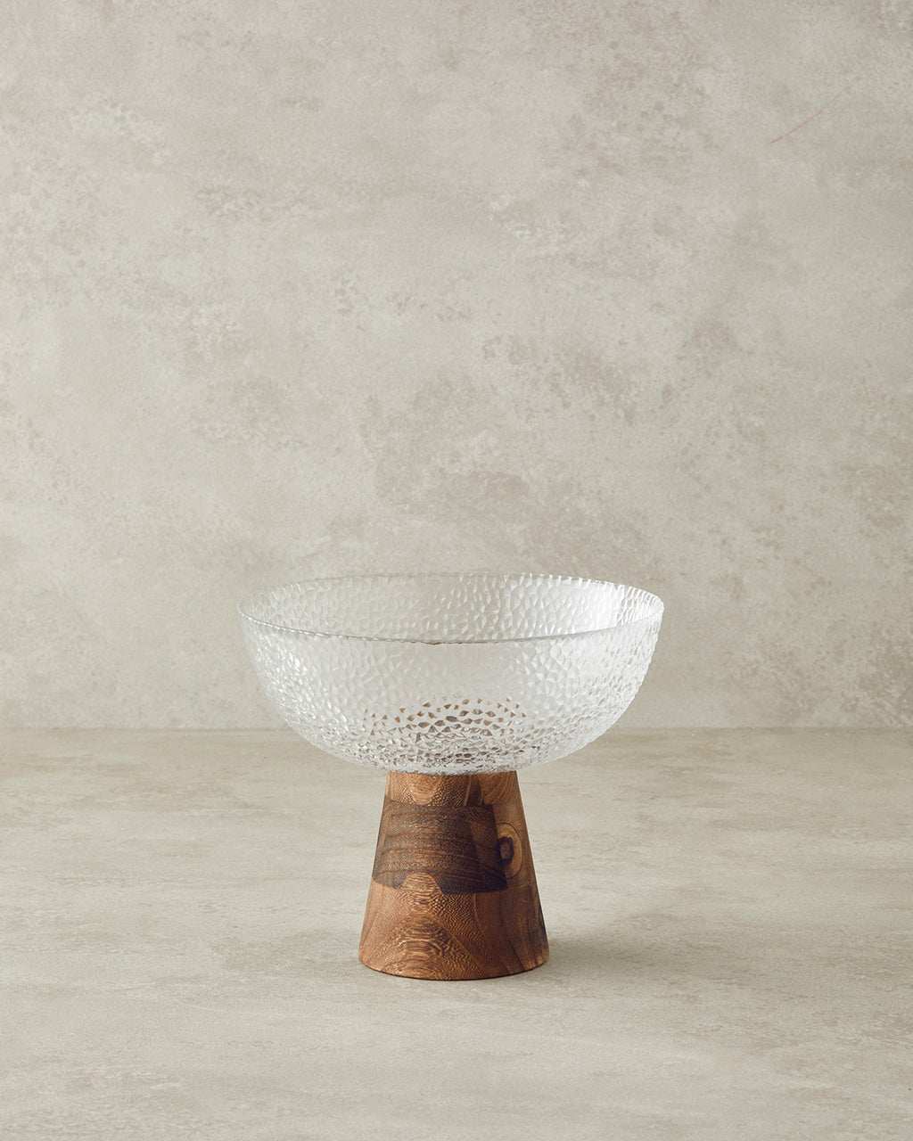 Whisper Acacia - Glass Serving Ware 20x17 cm Transparent