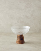 Whisper Acacia - Glass Serving Ware 20x17 cm Transparent