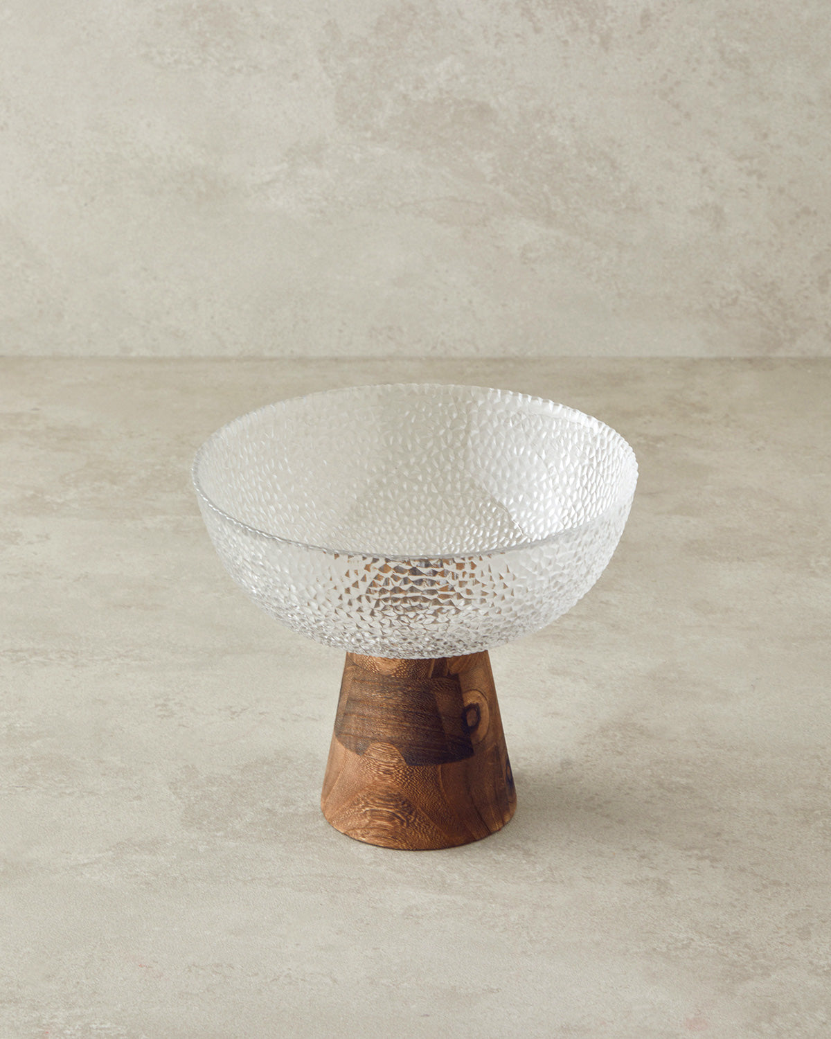 Whisper Acacia - Glass Serving Ware 20x17 cm Transparent (view 2)