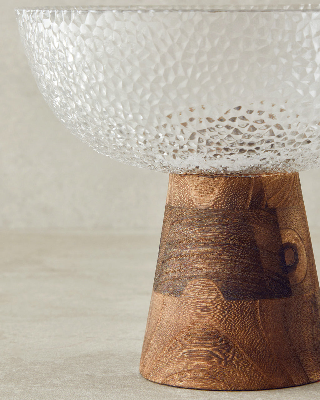 Whisper Acacia - Glass Serving Ware 20x17 cm Transparent (view 3)