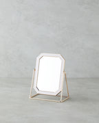 Daniel Metal Desk Mirror 13x18 cm Purple
