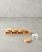 Alina Glass 4 pcs Spice Rack 85 ml Transparent (view 2)
