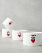 Lovely Stoneware 4 pcs Snack Bowl 6.5 cm Red (view 3)