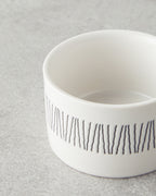 Bona Stoneware 3 pcs Snack Bowl 6.5 cm Black - White - Beige (view 3)