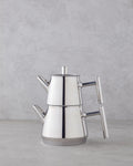 Steel Tea Pot 0.60 L - 1.25 L Silver