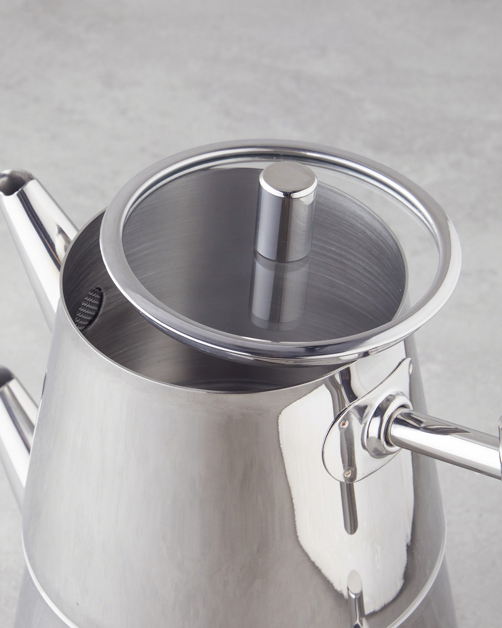 Steel Tea Pot 0.60 L - 1.25 L Silver (view 5)