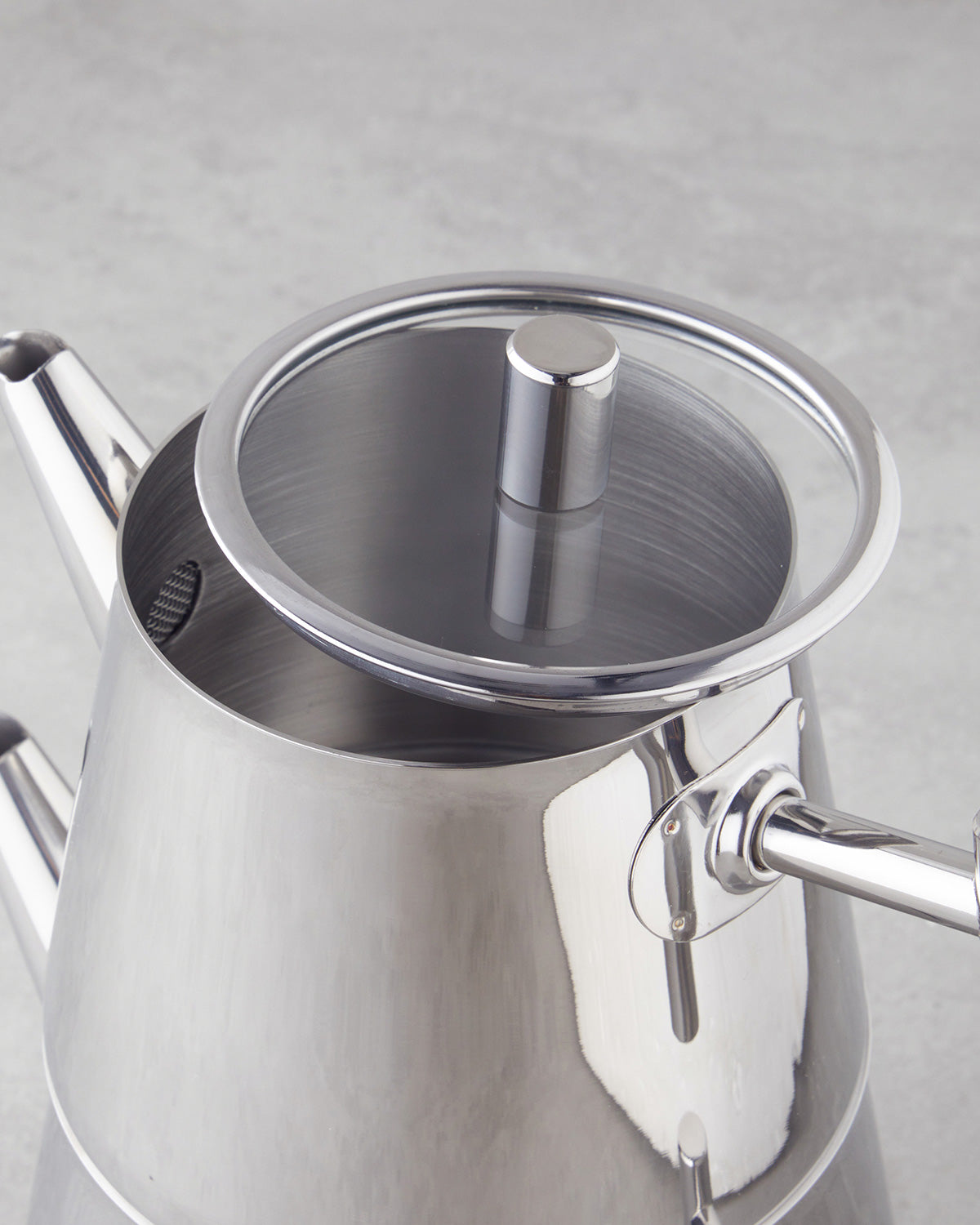 Steel Tea Pot 0.60 L - 1.25 L Silver (view 5)