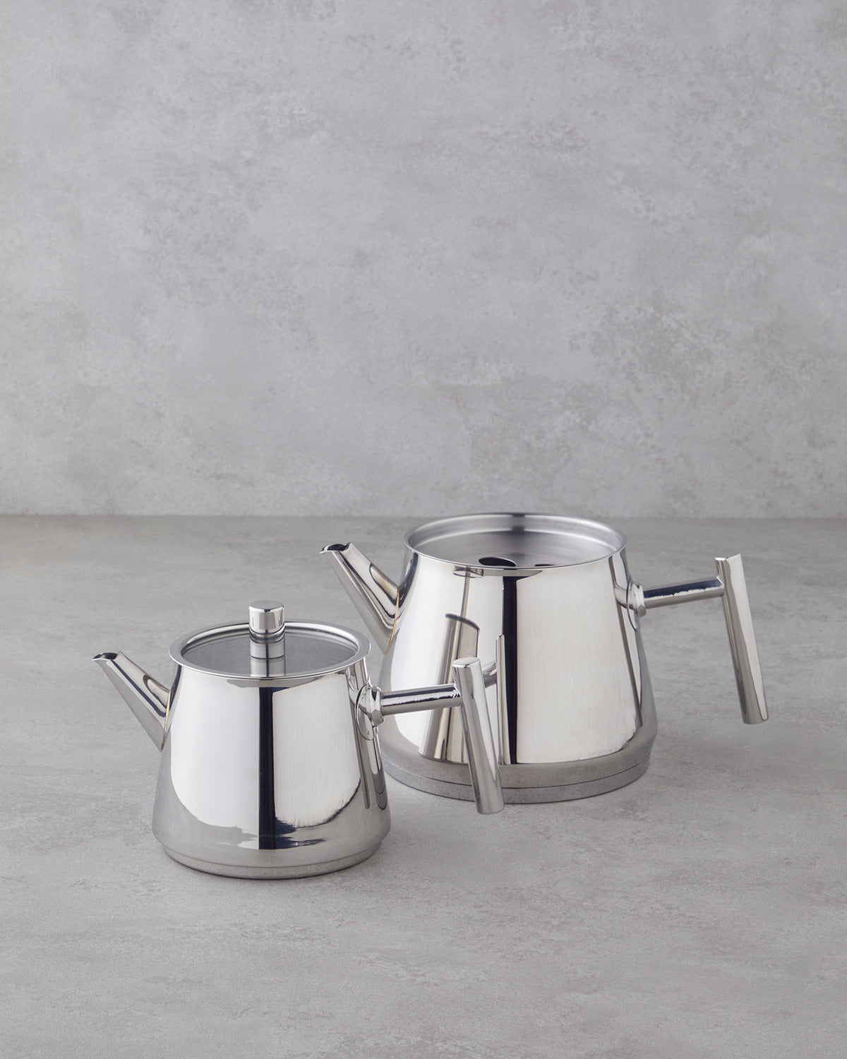 Steel Tea Pot 0.75 L-1.75 L Silver (view 2)