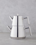 Steel Tea Pot 1.25 L - 2.50 L Silver