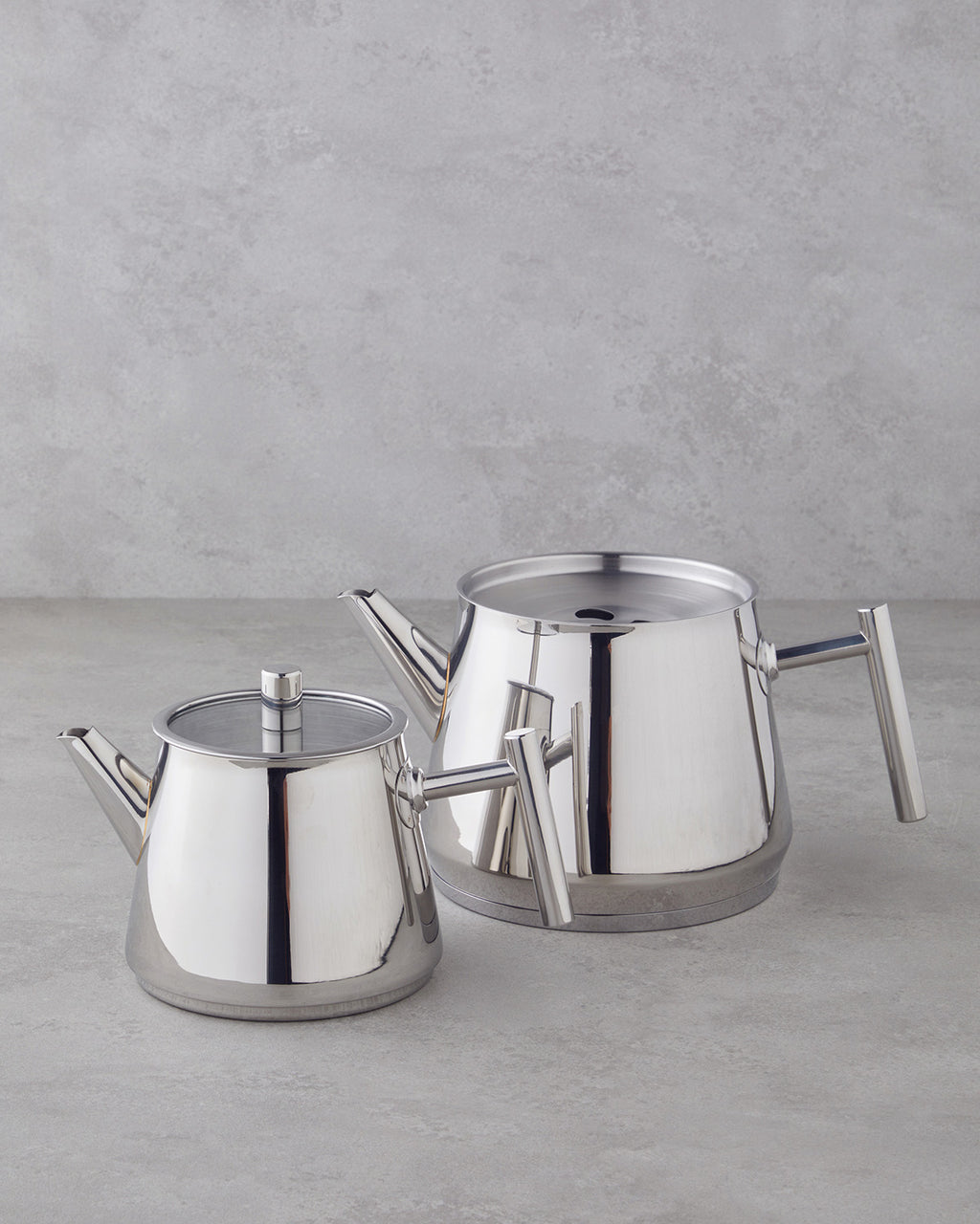 Steel Tea Pot 1.25 L - 2.50 L Silver (view 2)