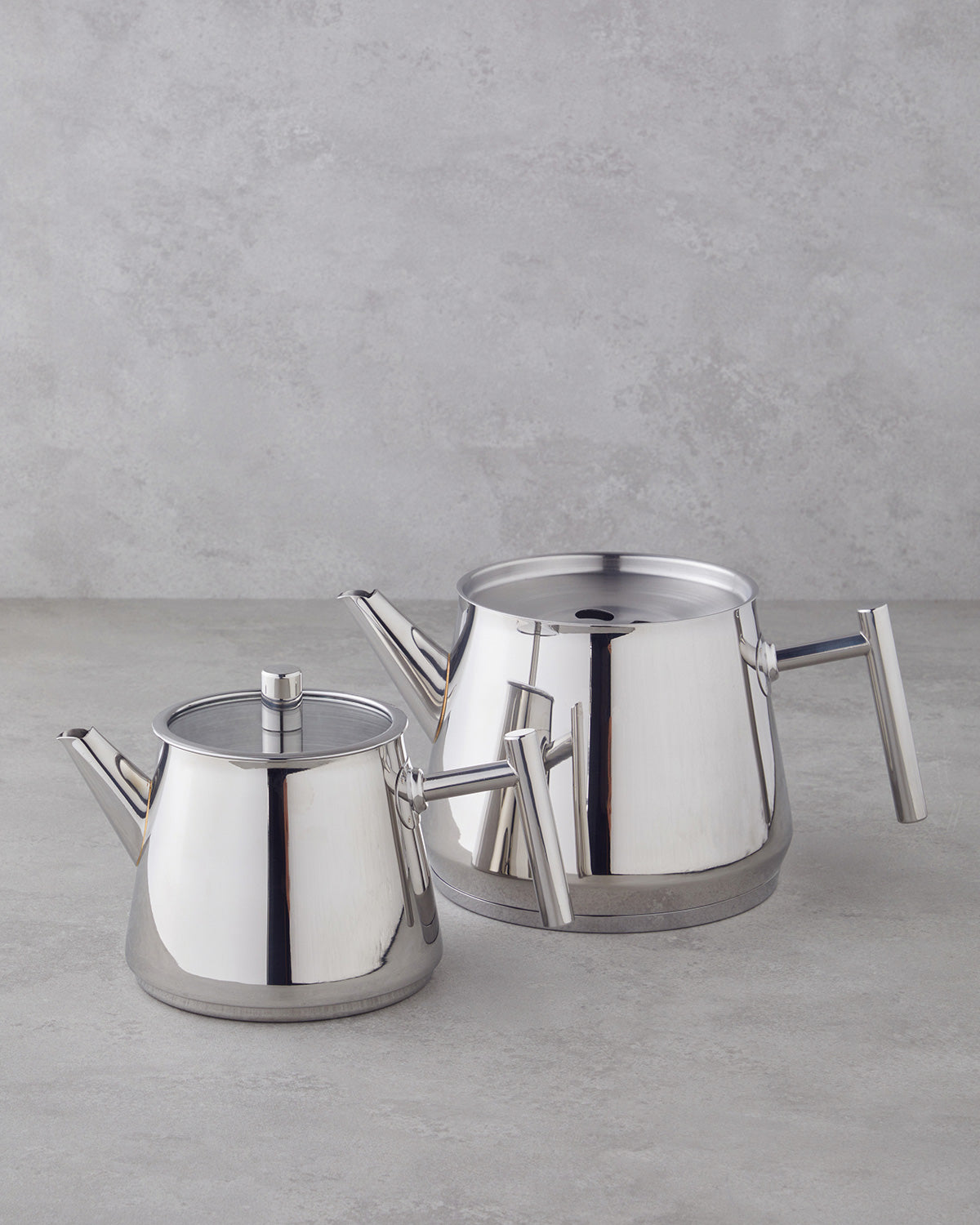 Steel Tea Pot 1.25 L - 2.50 L Silver (view 2)