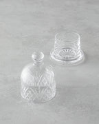 Cosmic Glass Sugar Bowl 7x9x11 cm Transparent (view 2)