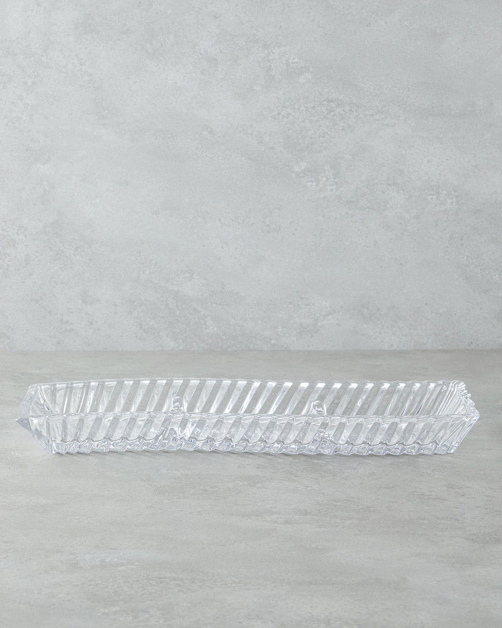 Aura Glass Serving Ware Transparent - 40x14x4 cm