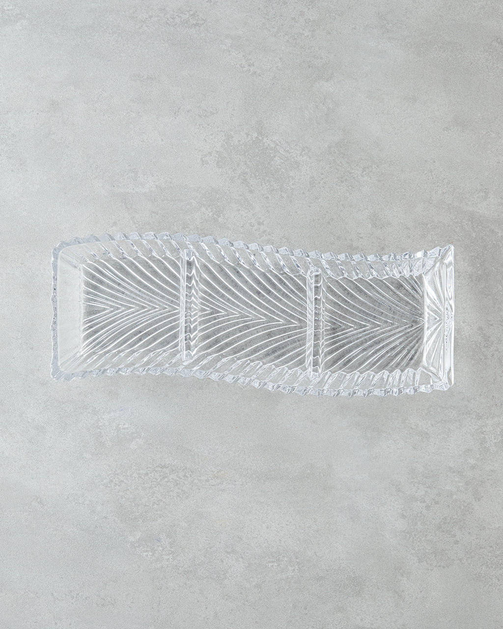 Aura Glass Serving Ware Transparent - 33x31x4 cm (view 2)