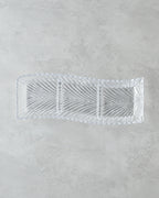 Aura Glass Serving Ware Transparent - 33x31x4 cm (view 2)
