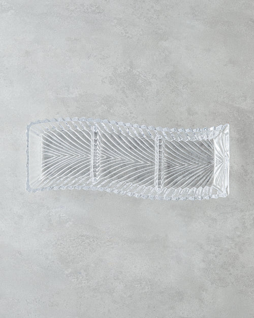Aura Glass Serving Ware Transparent - 33x31x4 cm (view 2)