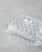 Crux Glass Butter Dish 17.5x11x10 cm Transparent (view 3)