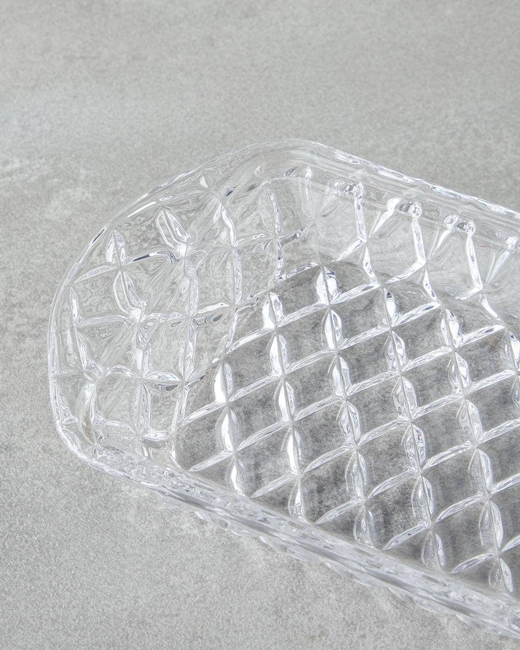 Crux Glass Butter Dish 17.5x11x10 cm Transparent (view 4)