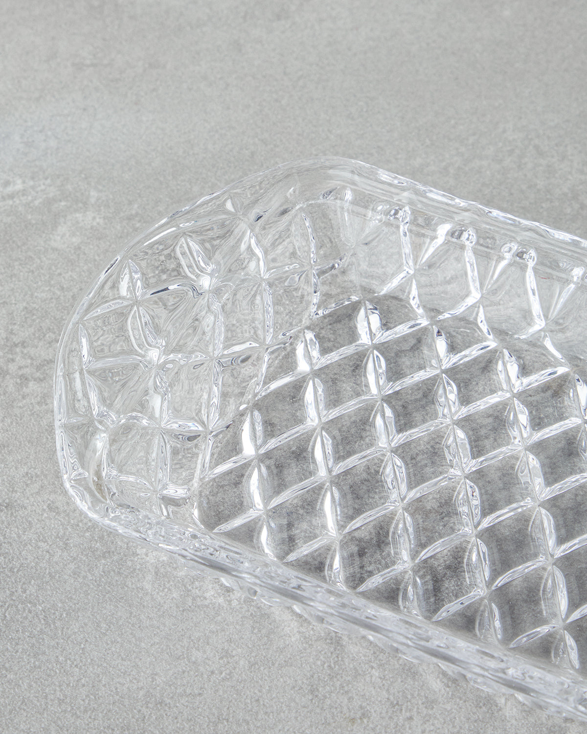Crux Glass Butter Dish 17.5x11x10 cm Transparent (view 4)