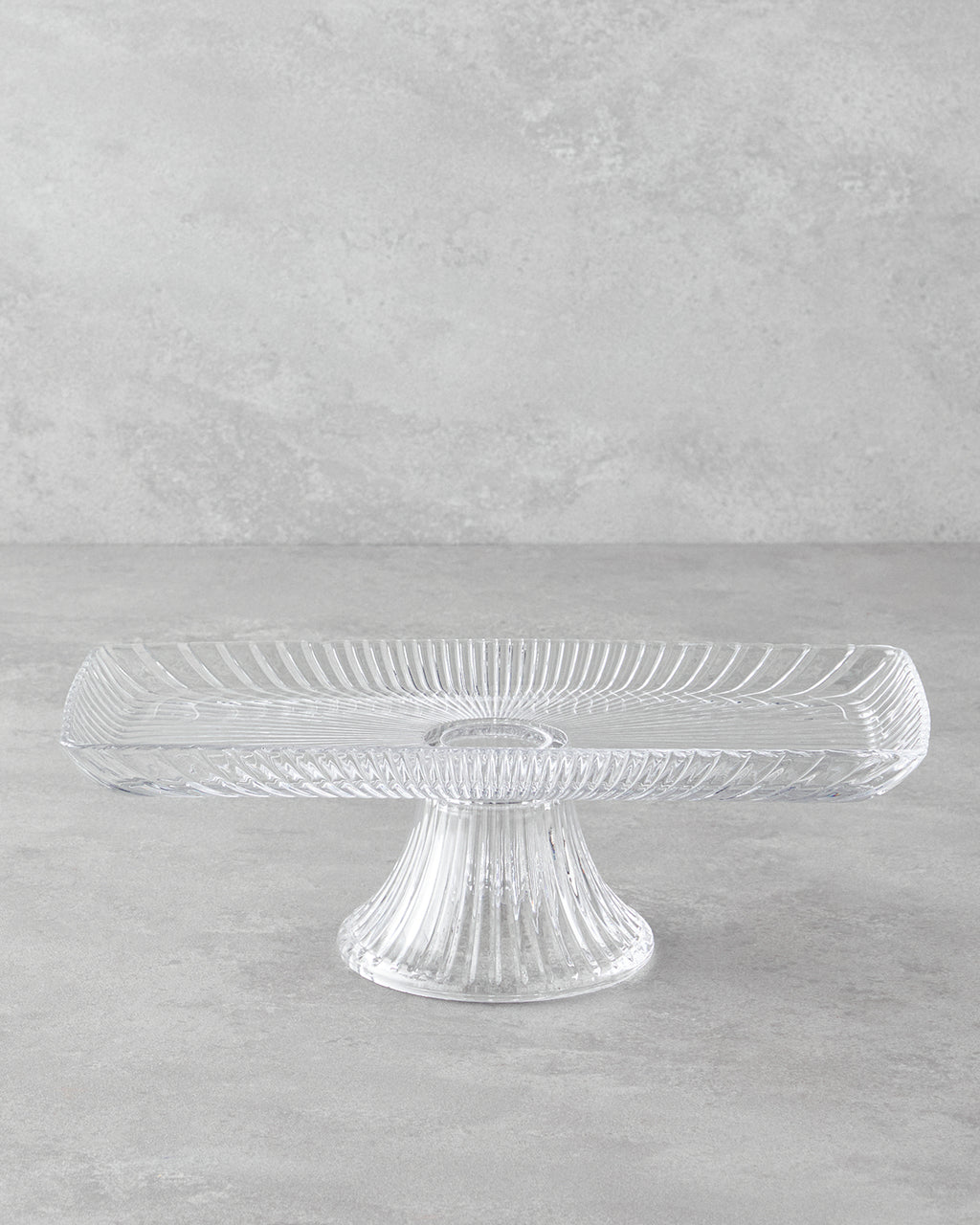Aura Glass Cake Stand 31x9.5 cm Transparent