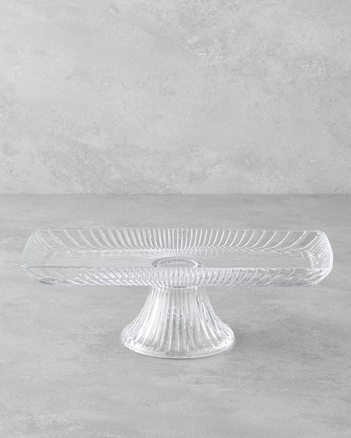 Aura Glass Cake Stand 31x9.5 cm Transparent