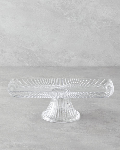 Aura Glass Cake Stand 31x9.5 cm Transparent
