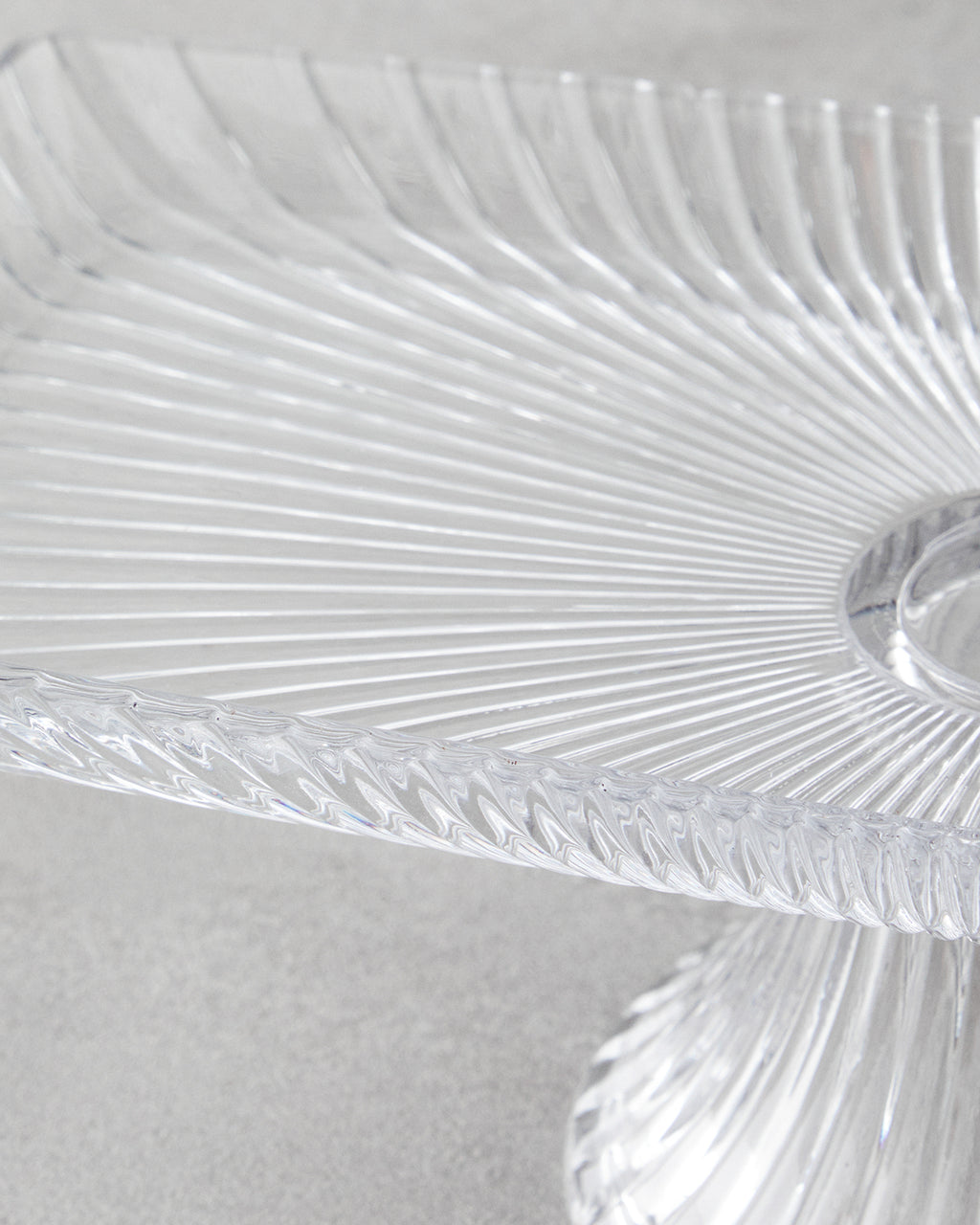 Aura Glass Cake Stand 31x9.5 cm Transparent (view 3)