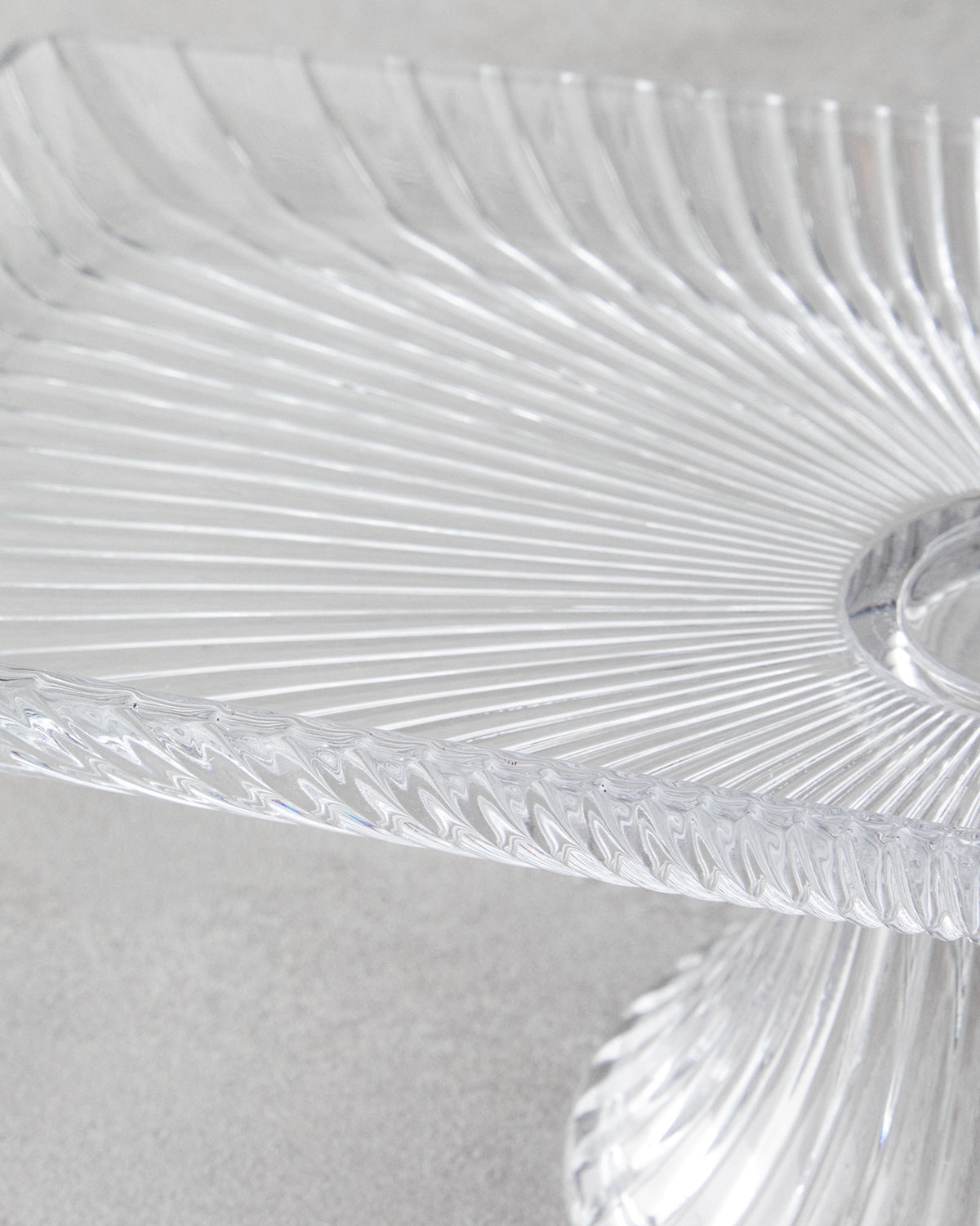Aura Glass Cake Stand 31x9.5 cm Transparent (view 3)