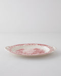 Preston Stoneware Rectangular Plate - Maroon - 36 cm