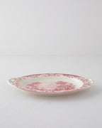 Preston Stoneware Rectangular Plate - Maroon - 36 cm