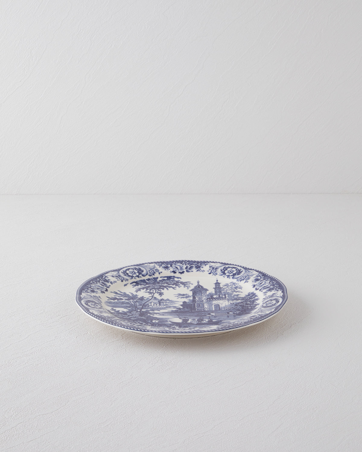 Preston Stoneware Serving Plate 26 cm Navy Blue