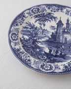 Preston Stoneware Serving Plate 26 cm Navy Blue (view 3)
