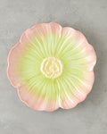 Flowerella Dolomite Serving Plate 26 cm Pink - Green