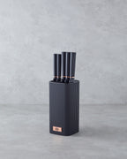 Chef Cut Stainless Steel 6 Pieces Knife Set 11x11x22 cm Black (view 2)
