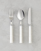 Maria 18/10 Stainless Steel Cutlery Set 18 Pieces, 6 Servings Cream