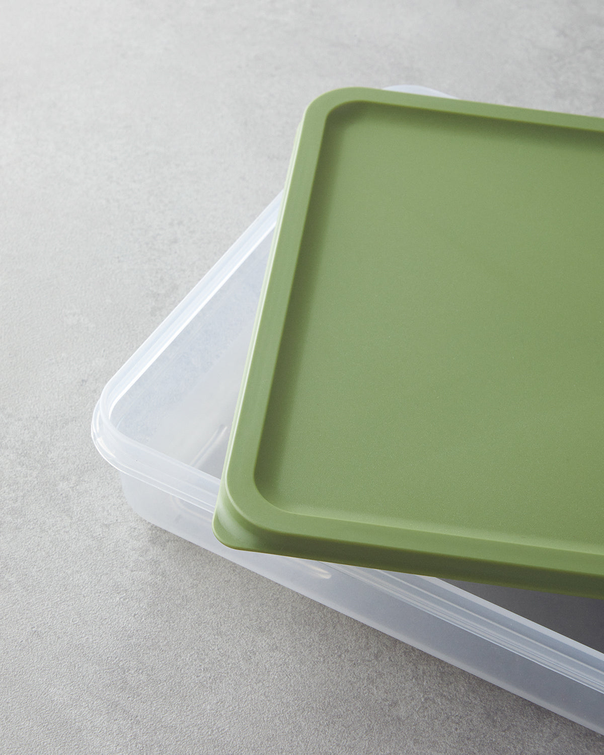 Alice Plastic Storage Container Olive Green (view 3)