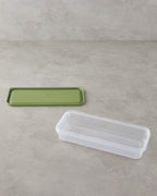 Alice Plastic Storage Container Olive Green (view 5)