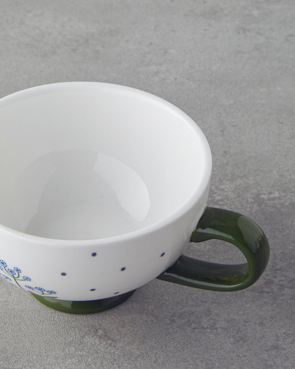 New Bone China Tea Pot 400 ml Blue (view 4)